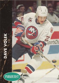 #104 David Volek - New York Islanders - 1991-92 Parkhurst Hockey