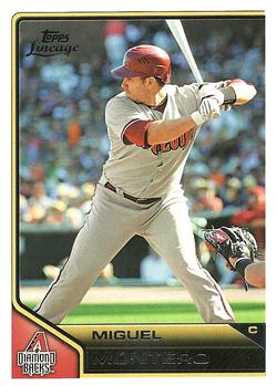 #104 Miguel Montero - Arizona Diamondbacks - 2011 Topps Lineage Baseball