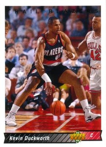 #104 Kevin Duckworth - Portland Trail Blazers - 1992-93 Upper Deck Basketball