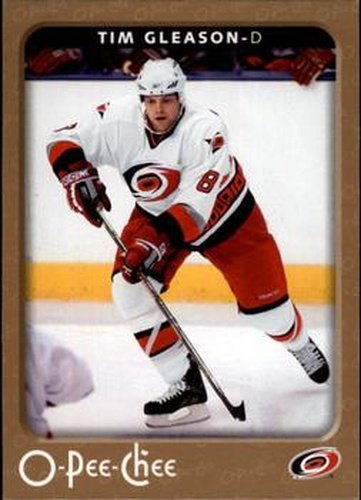 #104 Tim Gleason - Carolina Hurricanes - 2006-07 O-Pee-Chee Hockey