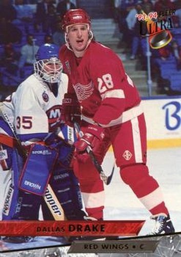 #104 Dallas Drake - Detroit Red Wings - 1993-94 Ultra Hockey