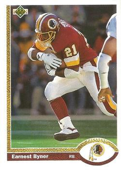 #104 Earnest Byner - Washington Redskins - 1991 Upper Deck Football