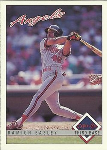 #104 Damion Easley - California Angels - 1993 O-Pee-Chee Baseball