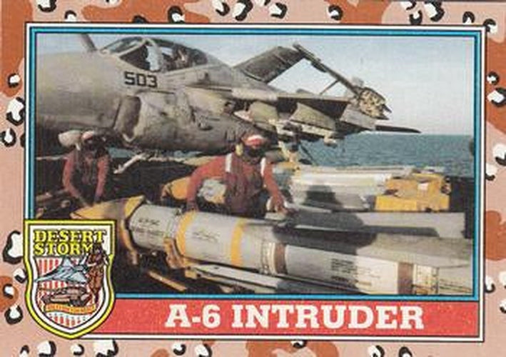 #104 A-6 Intruder - 1991 Topps Desert Storm