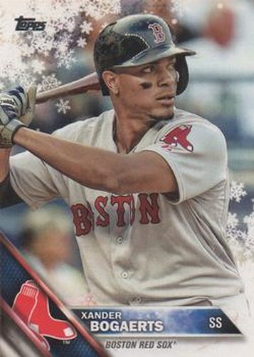 #HMW104 Xander Bogaerts - Boston Red Sox - 2016 Topps Holiday Baseball