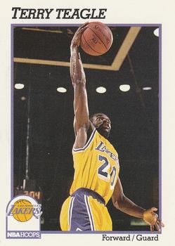 #104 Terry Teagle - Los Angeles Lakers - 1991-92 Hoops Basketball
