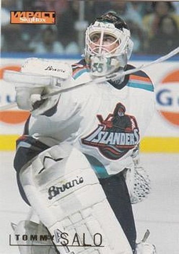 #104 Tommy Salo - New York Islanders - 1995-96 SkyBox Impact Hockey