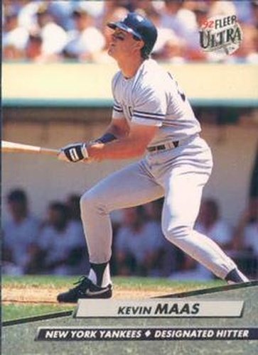 #104 Kevin Maas - New York Yankees - 1992 Ultra Baseball