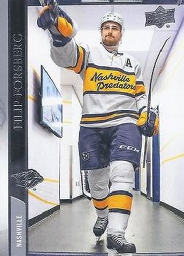 #104 Filip Forsberg - Nashville Predators - 2020-21 Upper Deck Hockey