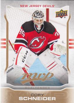 #104 Cory Schneider - New Jersey Devils - 2014-15 Upper Deck MVP Hockey