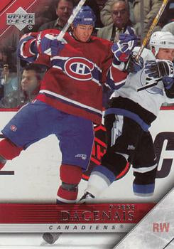 #104 Pierre Dagenais - Montreal Canadiens - 2005-06 Upper Deck Hockey