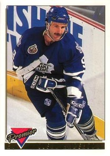 #104 Glenn Anderson - Toronto Maple Leafs - 1993-94 O-Pee-Chee Premier Hockey - Gold