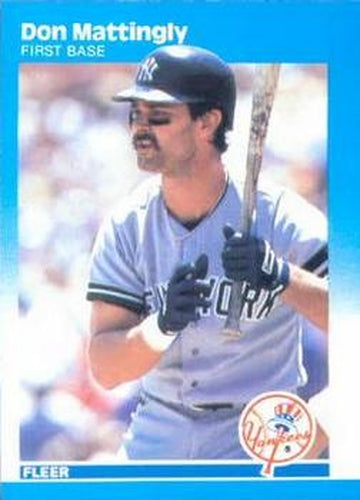 #104 Don Mattingly - New York Yankees - 1987 Fleer Baseball
