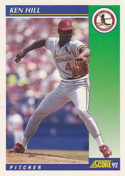 #104 Ken Hill - St. Louis Cardinals - 1992 Score Baseball