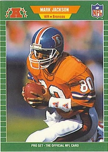 #104 Mark Jackson - Denver Broncos - 1989 Pro Set Football