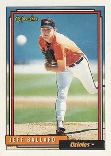 #104 Jeff Ballard - Baltimore Orioles - 1992 O-Pee-Chee Baseball