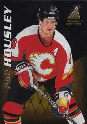 #104 Phil Housley - Calgary Flames - 1995-96 Zenith Hockey