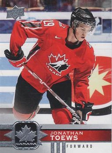 #104 Jonathan Toews - Canada - 2017-18 Upper Deck Canadian Tire Team Canada Hockey