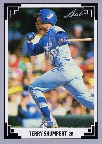 #104 Terry Shumpert - Kansas City Royals - 1991 Leaf Baseball