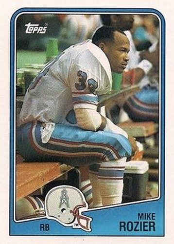 #104 Mike Rozier - Houston Oilers - 1988 Topps Football