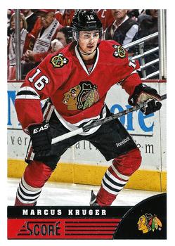 #104 Marcus Kruger - Chicago Blackhawks - 2013-14 Score Hockey