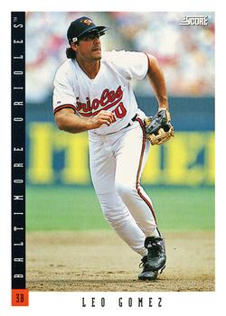 #104 Leo Gomez - Baltimore Orioles - 1993 Score Baseball