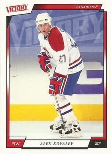 #104 Alex Kovalev - Montreal Canadiens - 2006-07 Upper Deck Victory Hockey