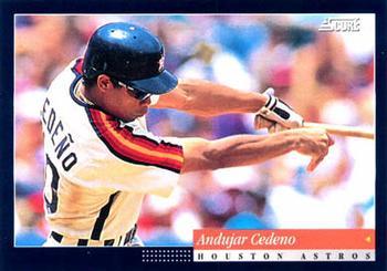 #104 Andujar Cedeno - Houston Astros -1994 Score Baseball