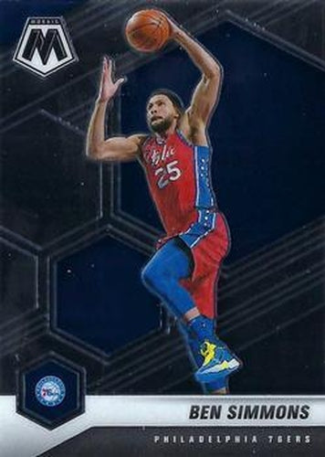 #104 Ben Simmons - Philadelphia 76ers - 2020-21 Panini Mosaic Basketball