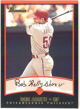 #104 Bob Abreu - Philadelphia Phillies - 2001 Bowman Baseball