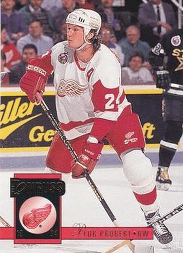#104 Bob Probert - Detroit Red Wings - 1993-94 Donruss Hockey
