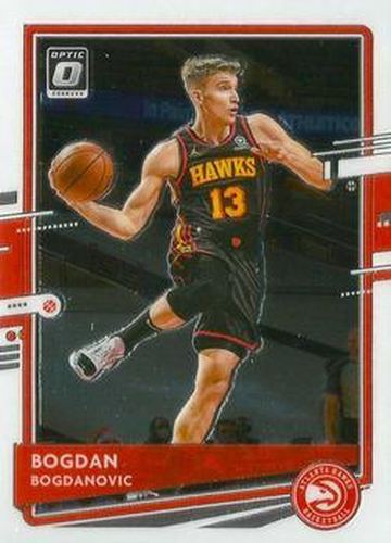 #104 Bogdan Bogdanovic - Atlanta Hawks - 2020-21 Donruss Optic Basketball