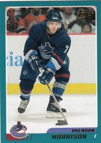 #104 Brendan Morrison - Vancouver Canucks - 2003-04 Topps Hockey