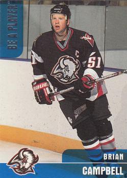 #104 Brian Campbell - Buffalo Sabres - 1999-00 Be a Player Memorabilia Hockey