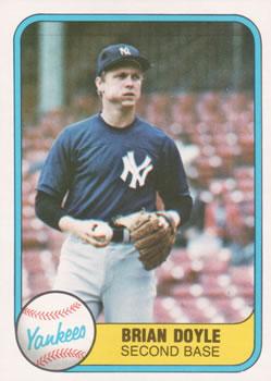 #104 Brian Doyle - New York Yankees - 1981 Fleer Baseball