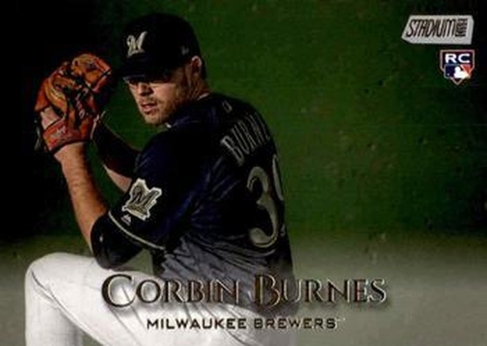 #104 Corbin Burnes - Milwaukee Brewers - 2019 Stadium Club Baseball