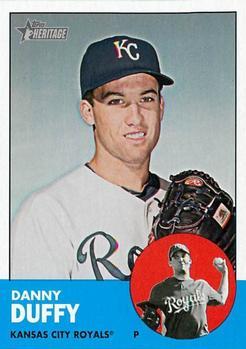 #104 Danny Duffy - Kansas City Royals - 2012 Topps Heritage Baseball