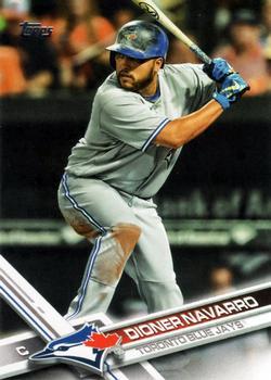 #104 Dioner Navarro - Toronto Blue Jays - 2017 Topps Baseball