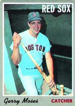#104 Gerry Moses - Boston Red Sox - 1970 Topps Baseball
