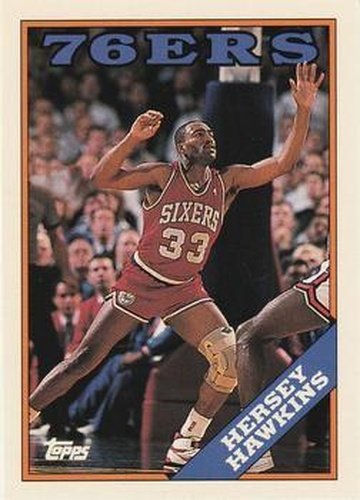 #104 Hersey Hawkins - Philadelphia 76ers - 1992-93 Topps Archives Basketball