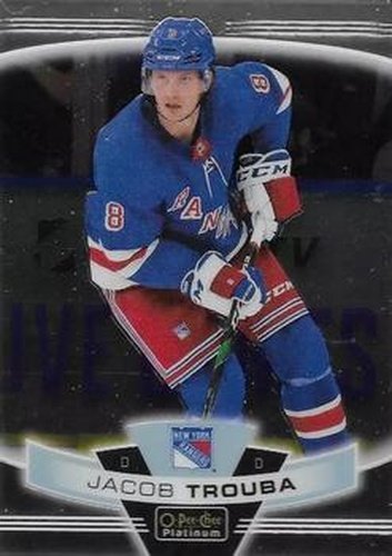 #104 Jacob Trouba - New York Rangers - 2019-20 O-Pee-Chee Platinum Hockey