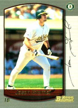 #104 Jason Giambi - Oakland Athletics - 2000 Bowman Baseball