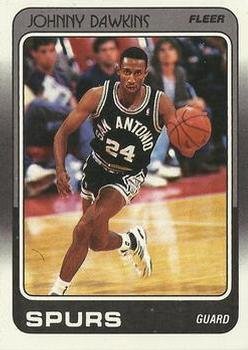 #104 Johnny Dawkins - San Antonio Spurs - 1988-89 Fleer Basketball