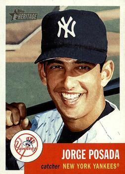 #104 Jorge Posada - New York Yankees - 2002 Topps Heritage Baseball