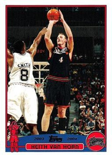 #104 Keith Van Horn - Philadelphia 76ers - 2003-04 Topps Basketball
