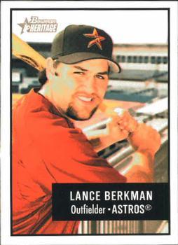 #104 Lance Berkman - Houston Astros - 2003 Bowman Heritage Baseball