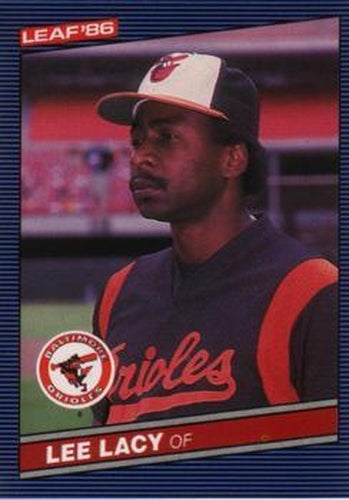 #104 Lee Lacy - Baltimore Orioles - 1986 Leaf Baseball