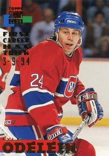 #104 Lyle Odelein - Montreal Canadiens - 1994-95 Stadium Club Hockey