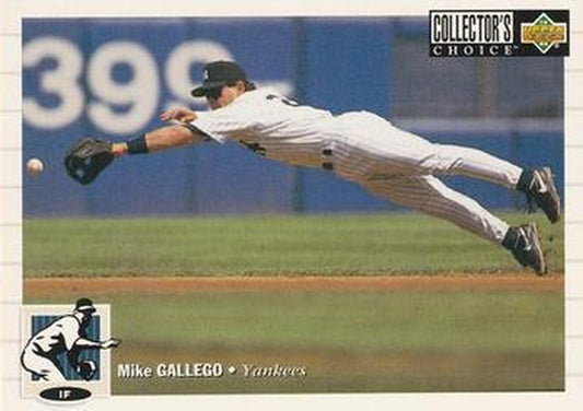 #104 Mike Gallego - New York Yankees - 1994 Collector's Choice Baseball