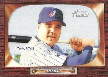 #104 Nick Johnson - Montreal Expos - 2004 Bowman Heritage Baseball